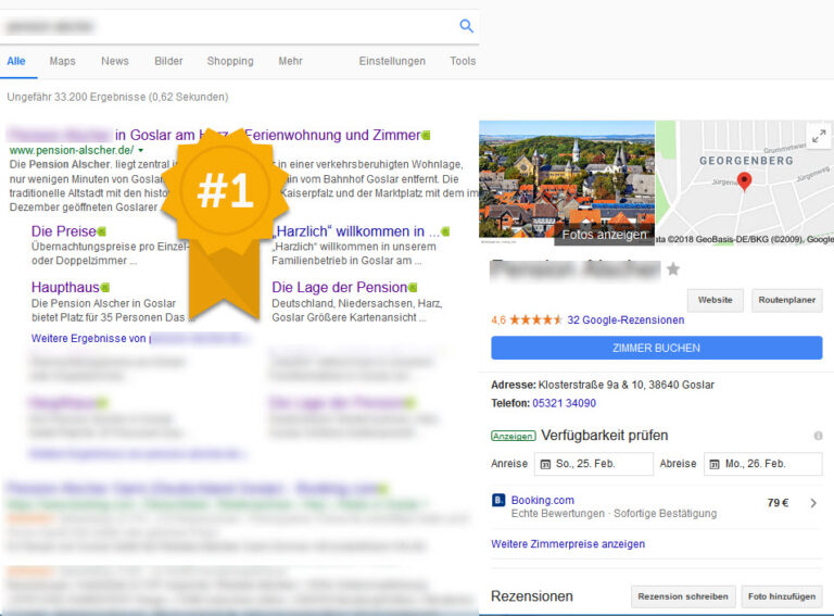 Google Suchergebnisse – wie kommt Ihre Seite nach „OBEN“